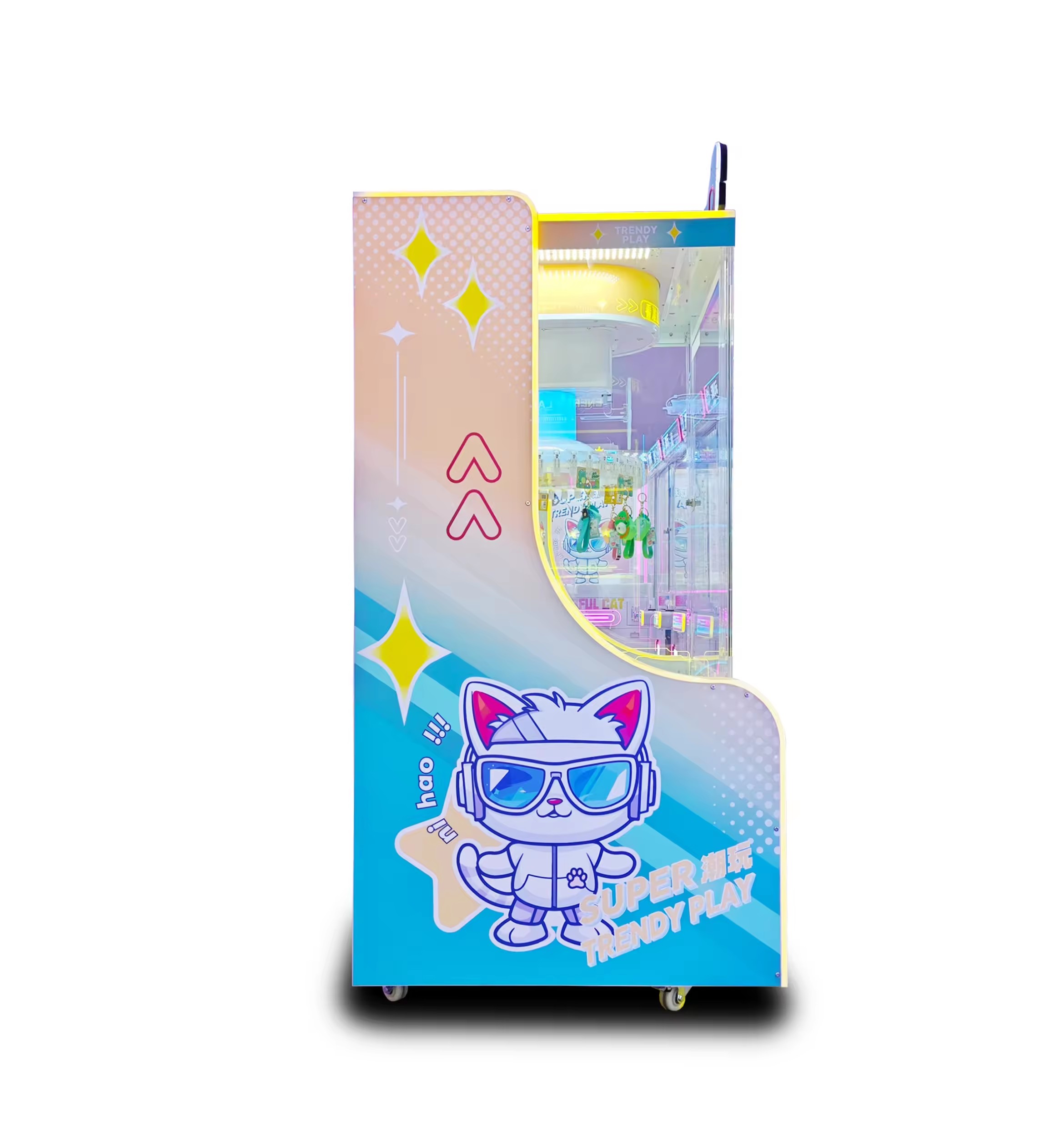 Corrosion Resistant Coin Operated Gift Machines Arcade Clip Prize Game ...