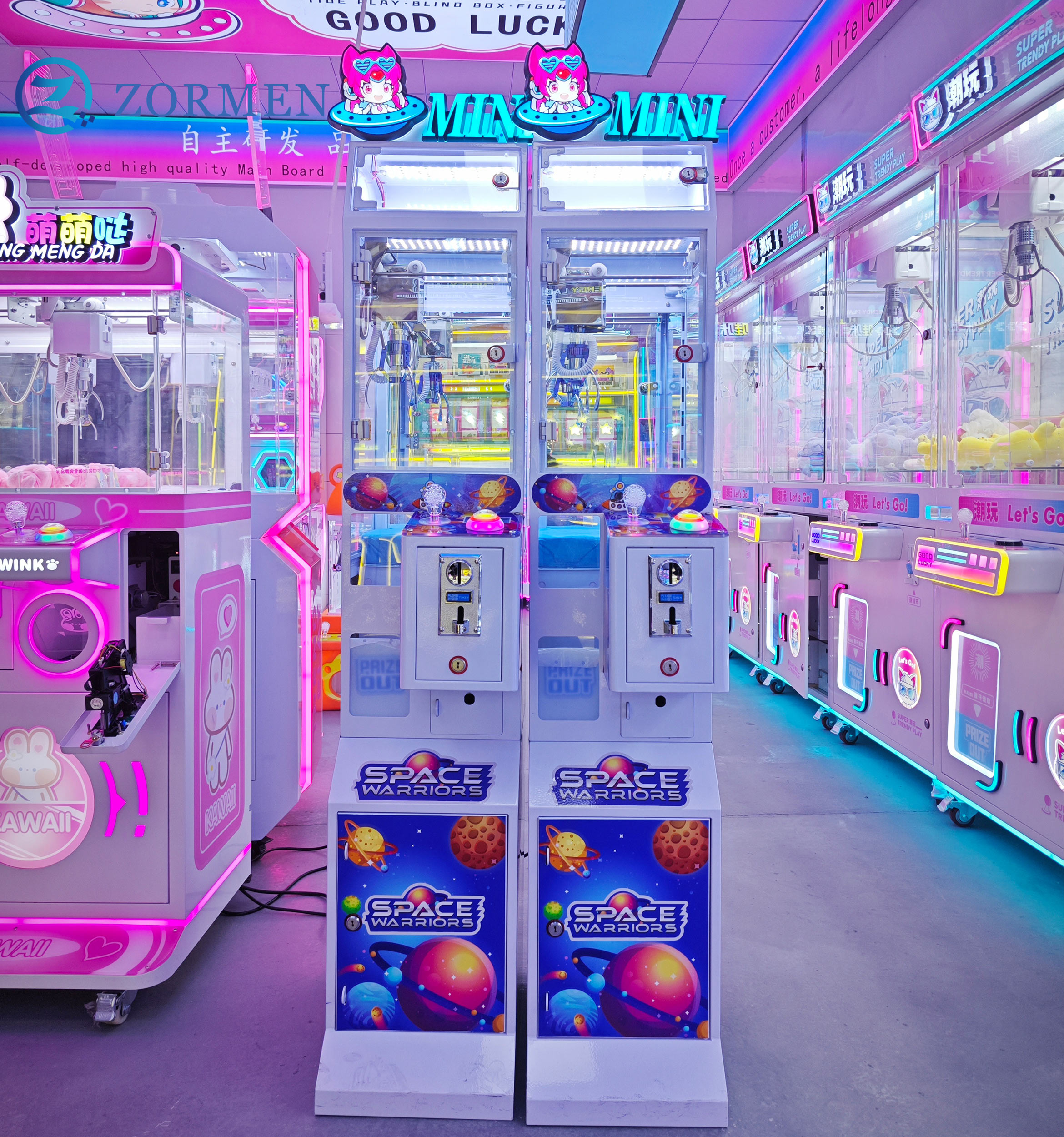 Doll Machine Safe Packaging Amusement Park Mini Doll Claw Machine – zormen