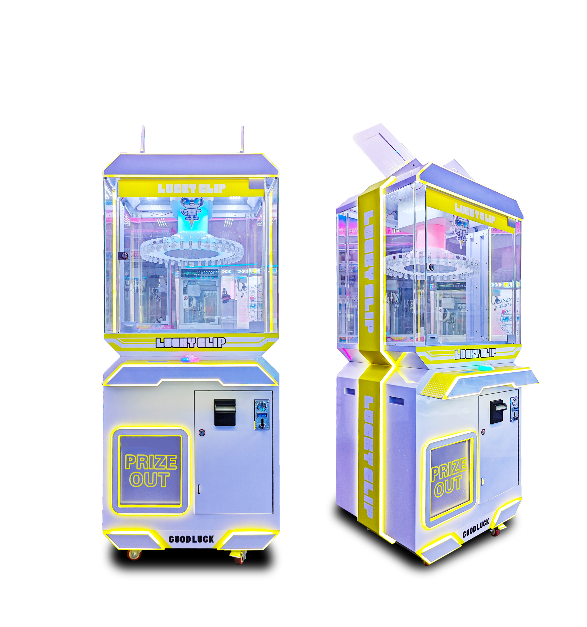 Clip Gift Game Machines Customized Coin Operated Lucky Clip Prize ...