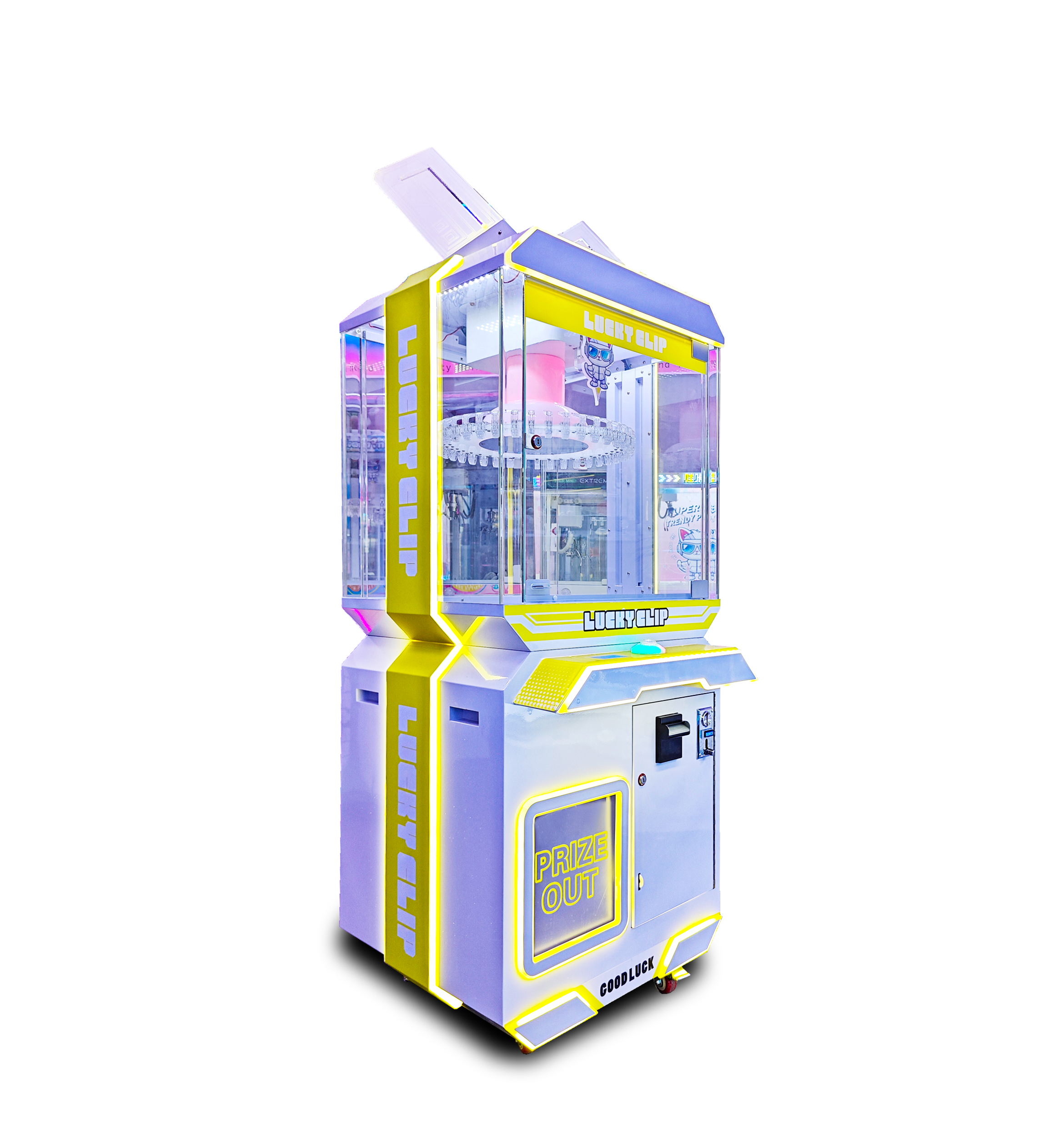 Clip Gift Game Machines Customized Coin Operated Lucky Clip Prize ...