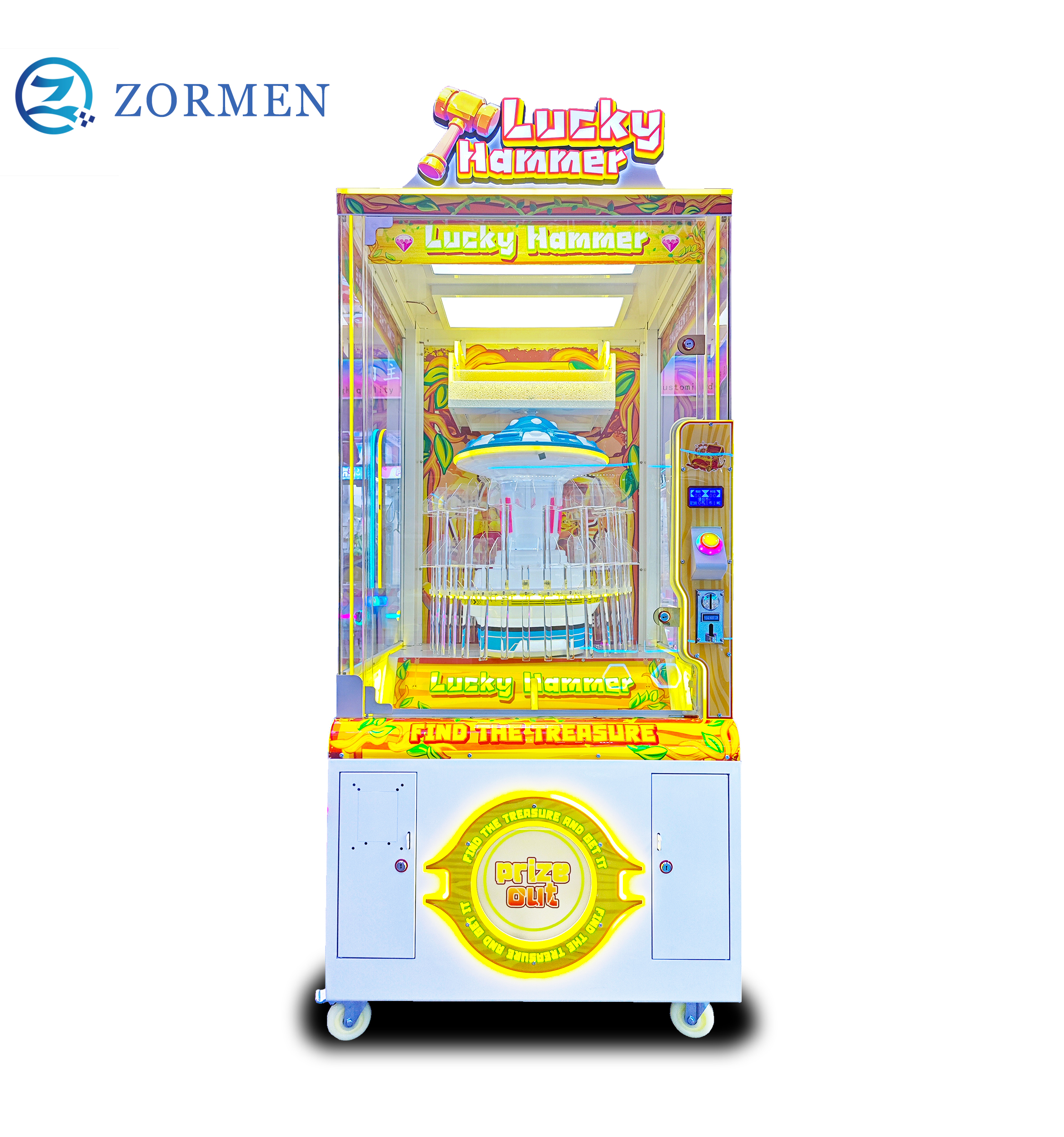 High Performance Customizable Coin Operated Vending Machine Lucky ...